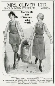 Gardening Prints: Garments for Women Who Work, WW1