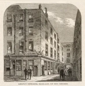 Stalls Prints: Garraways Coffee-House