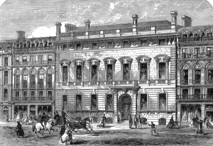Premises Prints: The Garrick Club, Covent Garden, London, 1864