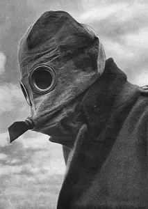 Goggles Prints: Gas helmet, WW1