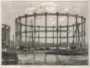 Holder Prints: Gas Holder of Imperial Gas Company