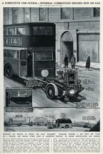 Vehicles Prints: Gas-powered transport by G. H. Davis