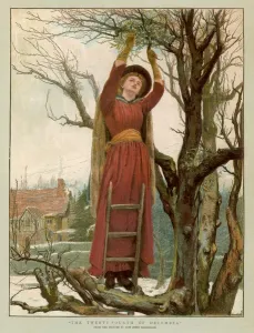 Traditional Prints: Gathering Mistletoe