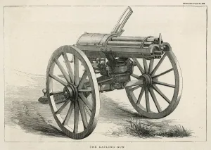 Weapons Prints: Gatling gun