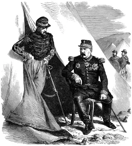 Pierre Prints: General Bosquet and Captain Dampierre