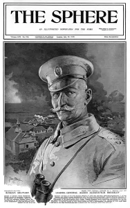 Matania Prints: General Brusilov by Matania