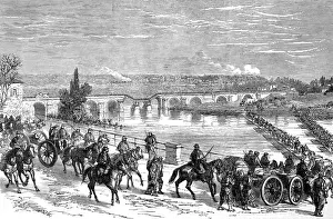 Forces Prints: General Ducrots Forces crossing the Marne; Franco-Prussian