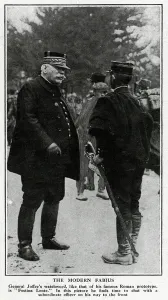 Chatting Prints: General Joffre chatting with an officer, WW1