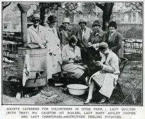 Canteens Prints: General Strike 1926: Society women volunteers