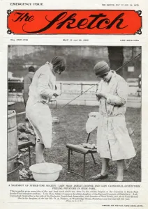 10th Prints: The General Strike - peeling potatoes in Hyde Park
