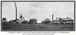 Exterior Prints: General view of the East Kent colliery Companys Works at Tilmanstone
