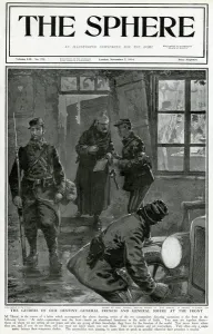 Operations Prints: Generals French and Joffre at the Front, 1914