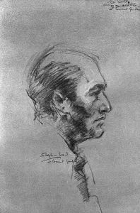 Ward Prints: Georg Solti, as sketched by Stephen Ward, 1961