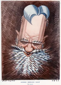 Caricature Prints: George Bernard Shaw