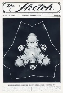 Nov19 Prints: George Bernard Shaw kaleidoscoped