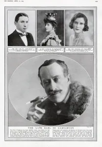 Edward Prints: George Edward Stanhope Molyneux Herbert, Earl of Carnarvon