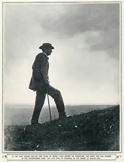 1923 Prints: George Herbert 5th Earl Carnarvon C1922 Iln Import
