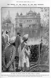 Tour Prints: George, Prince of Wales in India at Amritsar, 1906