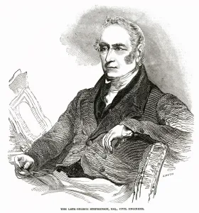 Civil Prints: George Stephenson (1781 - 18480, British civil engineer and mechanical engineer