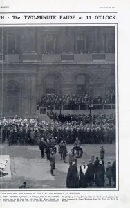 1920 Prints: George V at the unveiling of Cenotaph 1920