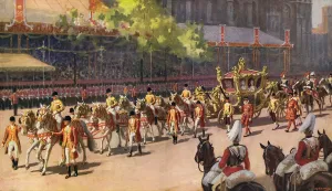 Pageantry Prints: George VI Coronation Procession - the State Coach
