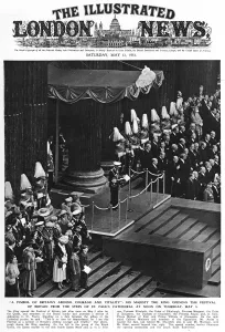 Steps Prints: George VI opening Festival of Britain, St Pauls Cathedral