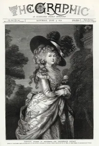 1876 Prints: Georgiana, Duchess of Devonshire