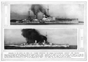 24th Prints: German battlecruisers Seydlitz and Moltke, 1915