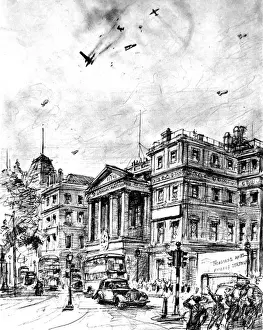 Bomb Prints: German Bomber Shot Down over Victoria; Second World War, 194