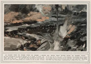 Colouring Prints: German Gas Attack