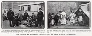 Camp Prints: German gipsies at their Glasgow encampment