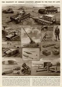 Scientific Prints: German inventions for war on land by G. H. Davis
