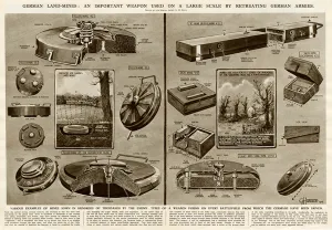 Battlefield Prints: German land mines by G. H. Davis