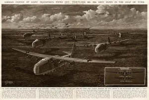 Tunisia Prints: German losses in Gulf of Tunis by G. H. Davis
