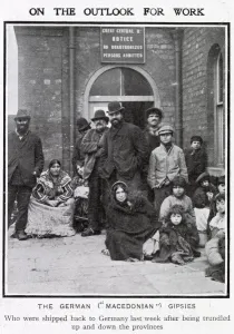 German Prints: German Macedonian gipsies in Britain