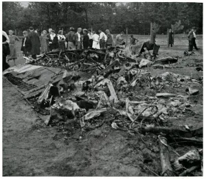 Bomb Prints: German plane wreckage on the outskirts of Warsaw, Sept 1939