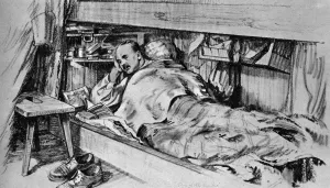 Ww 2 Prints: German prisoner of war camp, a subalterns sketches