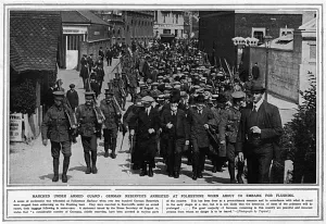 Armed Prints: German reservists arrested at Folkestone, August 1914, WW1
