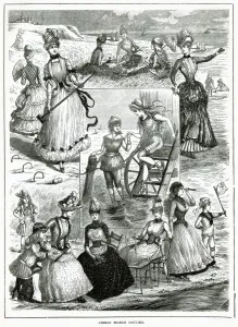 Seaside Prints: German seaside costumes 1885