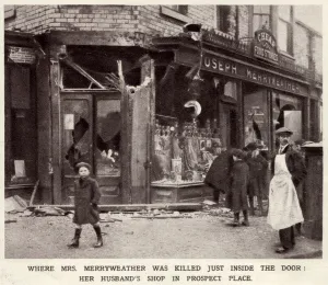Ruined Prints: German shell damaged Scarborough 1914