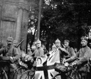 24th Prints: German soldiers with the Union Jack
