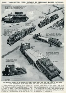 Hauling Prints: German tank transporters by G. H. Davis