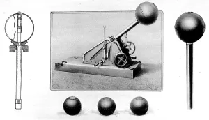 18th Prints: A German trench-mortar, which was introduced to the British