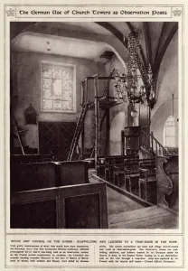 Christianity Prints: The German use of church towers as observation posts in WW1