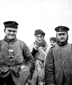March Prints: Three Germans and a British soldier
