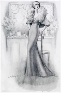 Edward Prints: Gertrude Lawrence in Molyneux