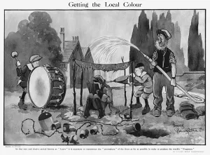 Gardener Prints: Getting the Local Colour by Bruce Bairnsfather