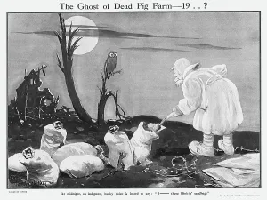 Bruce Prints: The Ghost of Dead Pig Farm - 19 ?, by Bairnsfather