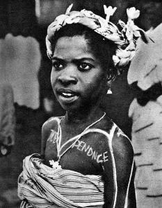 March Prints: Girl celebrates Ghanaian independence, 1957