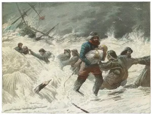 Rescued Prints: Girl Rescued from Ship